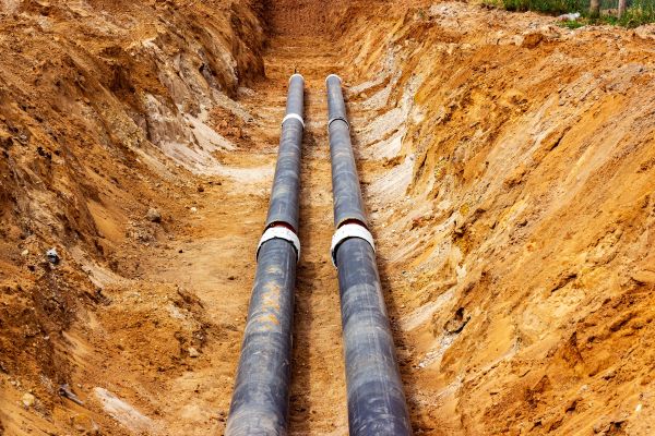 Cost of Water Line Trenching in Hickory