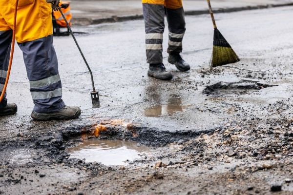 Gravel Pothole Repair in Hickory