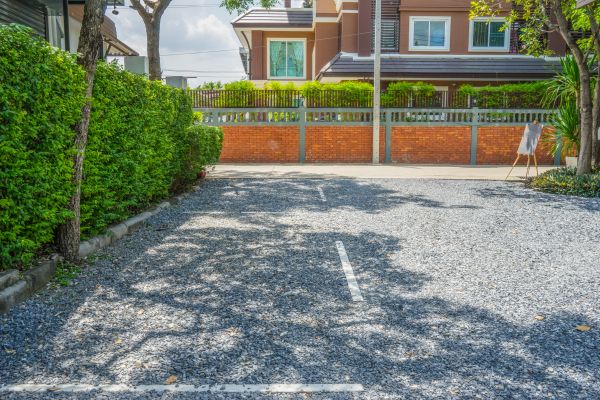 Gravel Parking Lot Repair in Hickory